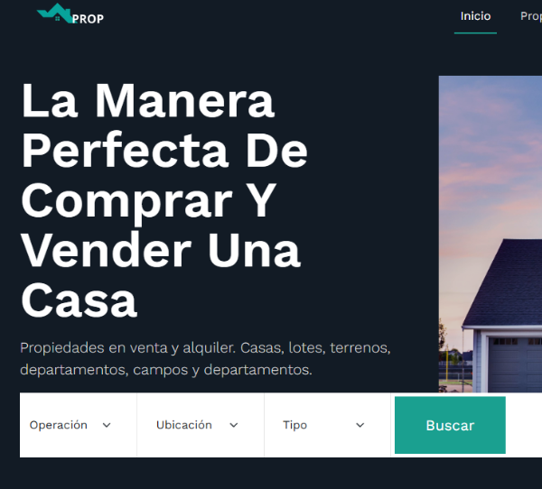 pagina web de inmobiliaria